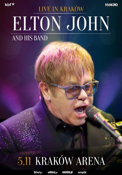 Elton John wystąpi w Krakowie