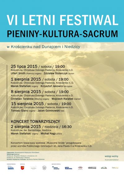 Letni Festiwal Pieniny-Kultura-Sacrum - plakat