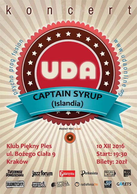 UDA i Captain Syrup - koncert w Krakowie