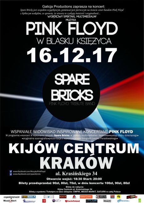 SPARE BRICKS Pink Floyd Tribute Band w Kijów Centrum