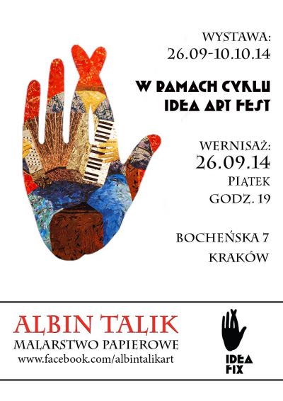 Wystawa_ALBINTALIKPLAKAT_Idea Art Fest
