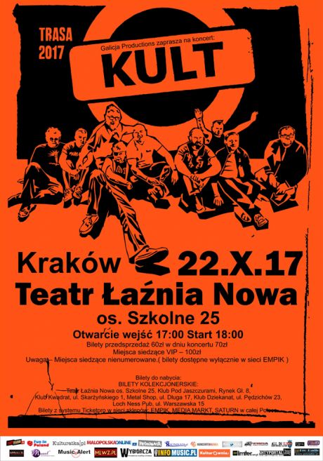 Kult zagra w Krakowie