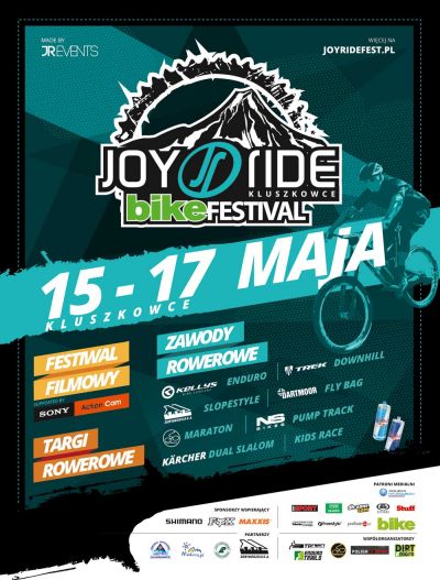 Festiwal rowerowy Joy Ride Fest - plakat
