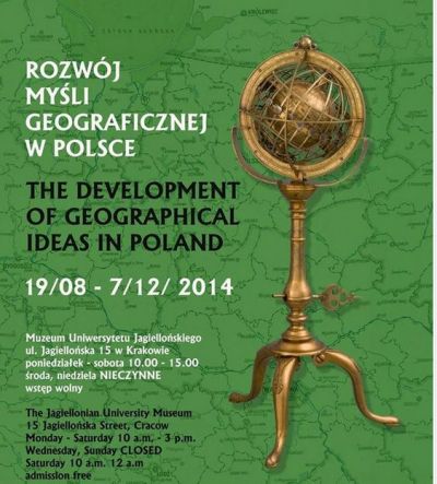 Rozwój myśli geograficznej w Polsce - wystawa w UJ