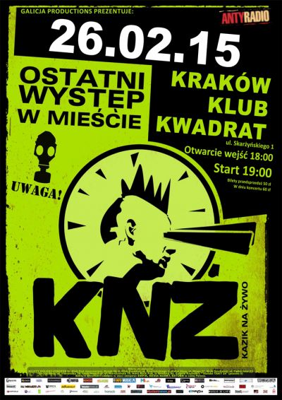 KNZ  wystąpi w Krakowie - plakat