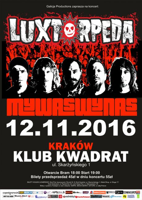 Luxtorpeda - koncert w Krakowie