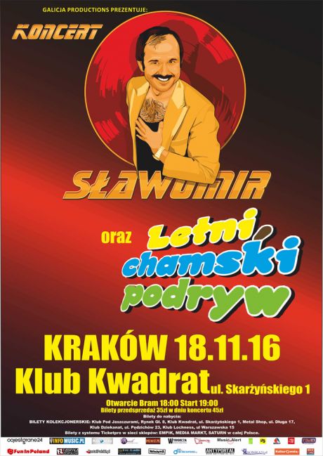 Sławomir i Letni Chamski Podryw na koncercie w Krakowie