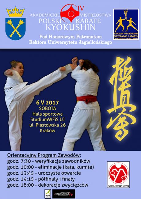 Akademickie Mistrzostwa Polski Karate Kyokushin Kraków-2017