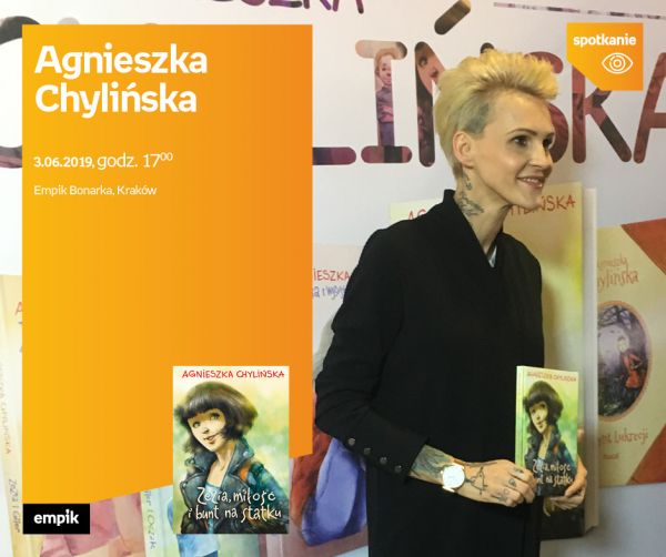 Agnieszka Chylińska w Empiku Bonarka