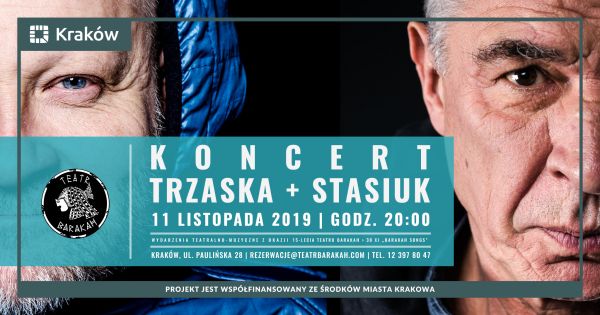 Teatr Barakah - koncert Trzaska + Stasiuk
