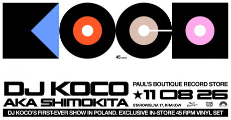 DJ KOCO aka SHIMOKITA - Exclusive In-Store DJ Set