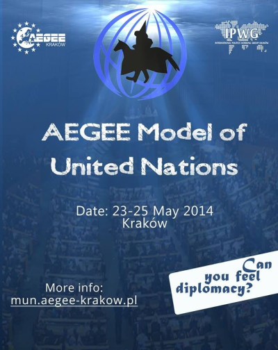 Plakat AEGEE MUN 2014