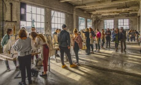 Męski akt - malowanie przy winie w Krakowie!