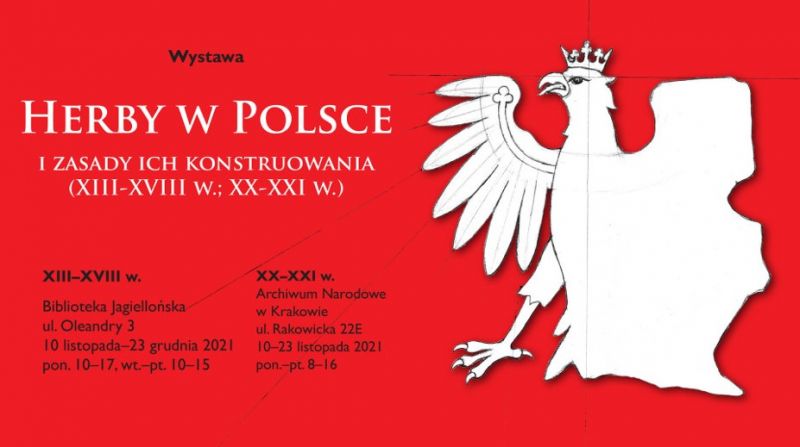 Herby w Polsce i zasady ich konstruowania - wystawa w Bibiotece Jagiellońskiej