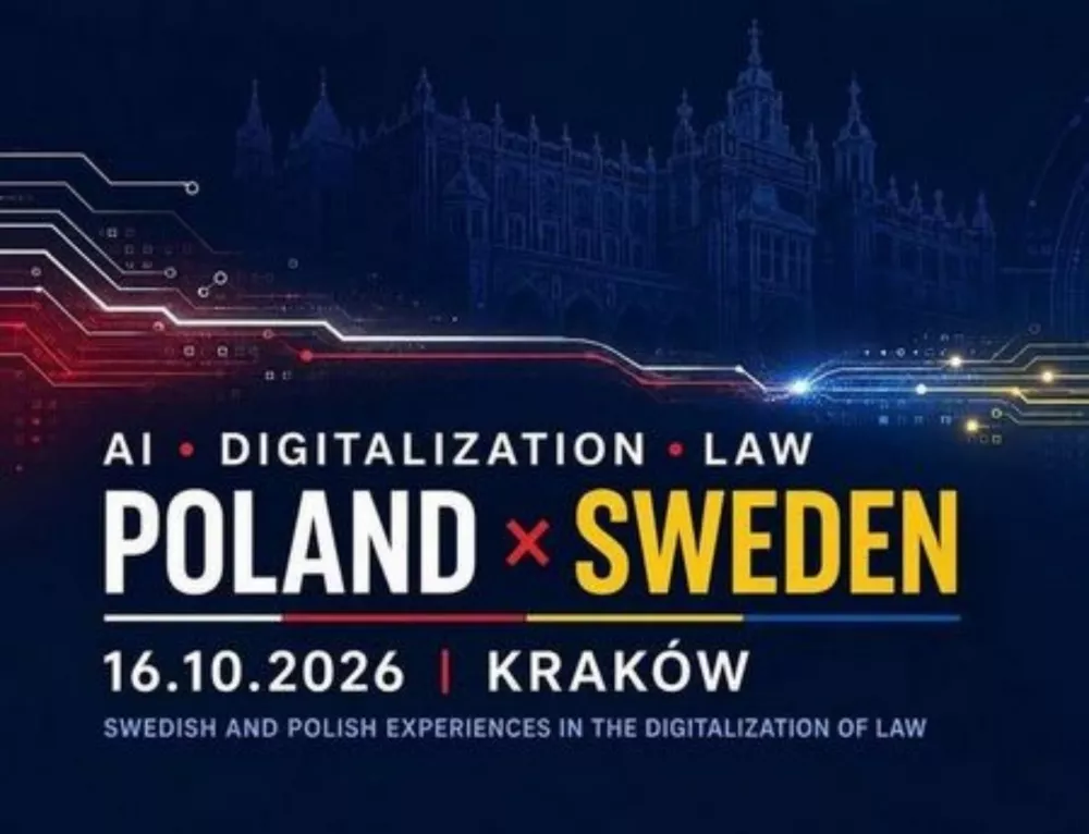 Grafika konferencji Swedish and Polish Experiences in the Digitalization of Law