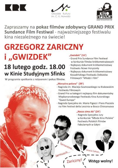 Grzegorz Zariczny plakat