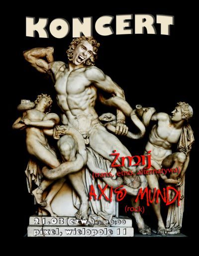Koncert Żmij i Axis Mundi plakat