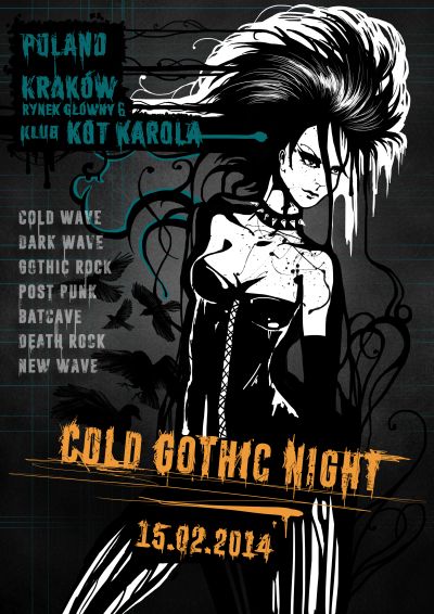 Cold Gothic Night plakat