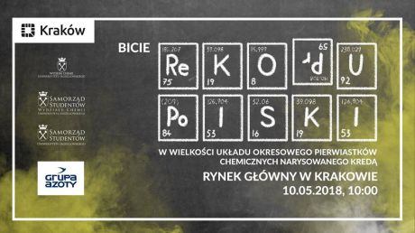 Próba pobicia Rekordu Polski w narysowaniu największego układu okresowego pierwiastków chemicznych